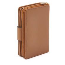 Load image into Gallery viewer, ladies purse in camel colour
