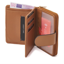 Load image into Gallery viewer, ladies purse in camel colour