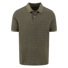 Load image into Gallery viewer, Green polo shirt on a white background