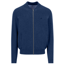 Load image into Gallery viewer, Fynch Hatton Superfine Cotton Zip Cardigan