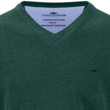 Load image into Gallery viewer, Fynch Hatton Superfine Cotton V-Neck