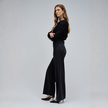 Load image into Gallery viewer, Salsa Wide Leg Black Jean