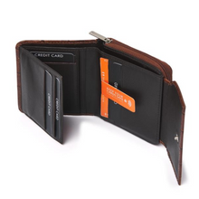 Load image into Gallery viewer, ladies leather purse in chestnut colour