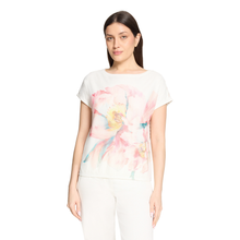 Load image into Gallery viewer, Betty Barclay SS Top | Cream Rose