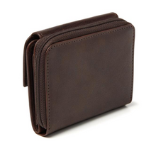 Load image into Gallery viewer, ladies leather purse in brown colour