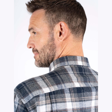 Load image into Gallery viewer, Man wearing a plaid shirt on a white background