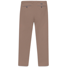 Load image into Gallery viewer, Back view of Bugatti Lightweight Cotton Chinos, in Sand, with a white background.