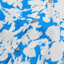 Load image into Gallery viewer, whitestuff top in blue colour closeup with buttons showing