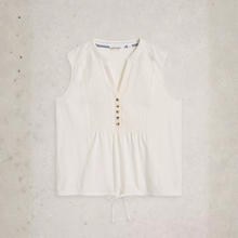 Load image into Gallery viewer, White Stuff Peony Sleeveless Shirt