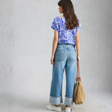 Load image into Gallery viewer, White Stuff Nelly Notch Bright Blue Top