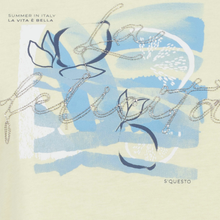 Load image into Gallery viewer, Album cover with abstract design and text 'La vita e bella' on a light background