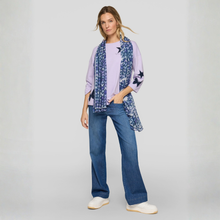 Load image into Gallery viewer, Rabe Lilac Sweater with Star & Butterfly Appliques