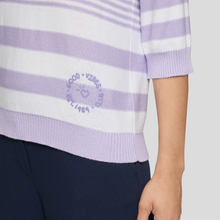 Load image into Gallery viewer, Rabe Stripy Sweater Lilac & White