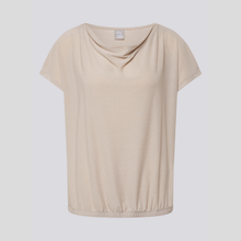 Load image into Gallery viewer, Beige t-shirt on a light gray background