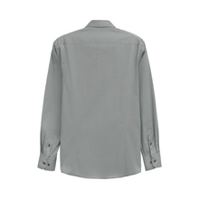 Load image into Gallery viewer, Gray checkered shirt on a white background