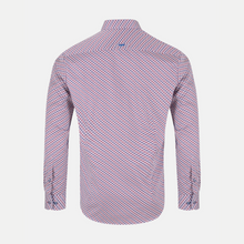 Load image into Gallery viewer, Long-sleeve shirt with a geometric pattern on a white background