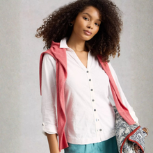 Load image into Gallery viewer, Lady in Shirt on Grey Background