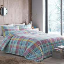 Load image into Gallery viewer, Applecross Check Multi Duvet Cover Set