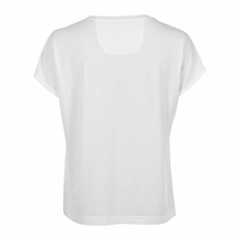 Load image into Gallery viewer, Back of Squesto Off-White Top, with a white background