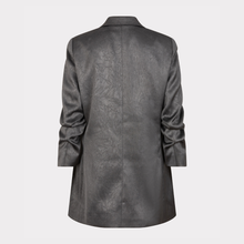 Load image into Gallery viewer, Back of Esqualo Grey Blazer, With White Background