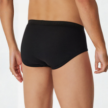 Load image into Gallery viewer, Back of Male Model wearing Schiesser Sports Brief 2pack, with a white background.