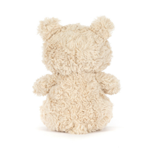 Load image into Gallery viewer, Back of Jellycat Bartholomew Bear Junior, with white background.