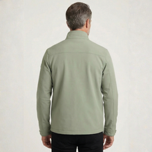 Load image into Gallery viewer, Man in Sage green Jacket rear