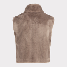 Load image into Gallery viewer, Betty Barclay Fur Gilet | Brown