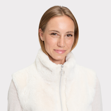 Load image into Gallery viewer, Betty Barclay Fur Gilet | Cream
