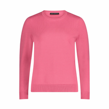 Load image into Gallery viewer, Front view of Betty Barclay Basic Knit Jumper in Fruit Dove, with a white background.