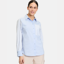 Load image into Gallery viewer, Betty Barclay Striped Shirt Blouse