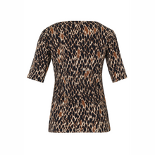 Load image into Gallery viewer, Leopard print top on a white background