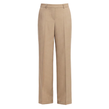 Load image into Gallery viewer, A pair of straight-leg trousers in a light tan or khaki color, shown against a plain white background.