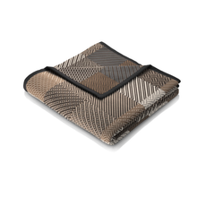 Load image into Gallery viewer, Wohndecke Cotton Herringbone Check Brown | 140x180cm