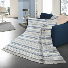 Load image into Gallery viewer, Biederlack Kian Stripe Blue