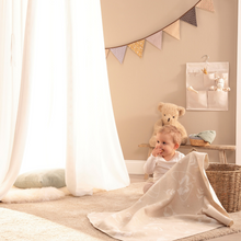 Load image into Gallery viewer, Baby sitting with Throw