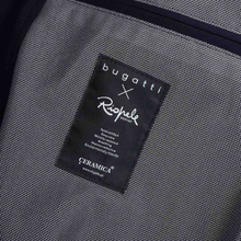 Load image into Gallery viewer, Close up image of inside lable on Bugatti Long Poplin Coat