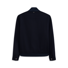 Load image into Gallery viewer, Navy blue jacket on a white background