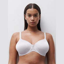 Load image into Gallery viewer, Woman wearing a white bra against a plain background