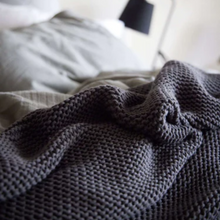 Load image into Gallery viewer, Christy Oslo Throw | Charcoal