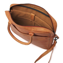 Load image into Gallery viewer, Camel Bag inside with pockets