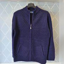 Load image into Gallery viewer, Navy Cardigan on Light background