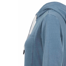 Load image into Gallery viewer, Side of Squesto Soft Denim Dress with Hood