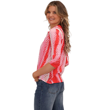 Load image into Gallery viewer, Side of Kate & Pippa Zip Top Pink Mix, with a white background.