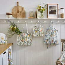 Load image into Gallery viewer, Cottage Garden PVC Shoulder Shopper
