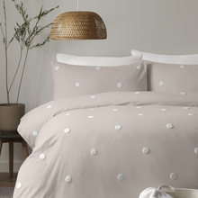 Load image into Gallery viewer, Duvet set on bed in bedroom