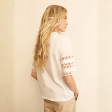 Load image into Gallery viewer, Emme T-Shirt With Sleeve Detail