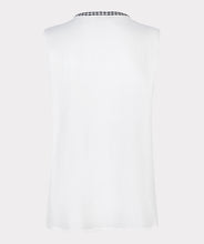 Load image into Gallery viewer, esqualo top in off white colour showing back of top
