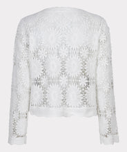 Load image into Gallery viewer, esqualo cardigan in off white colour showing back of cardigan
