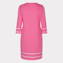 Load image into Gallery viewer, Pink dress with white trim on a light gray background